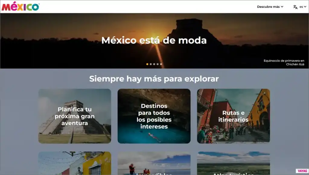 멕시코 관광청 홈페이지 바로가기